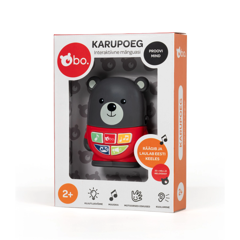 bo. Musical toy "Baby Bear" ,In Estonian lang.,