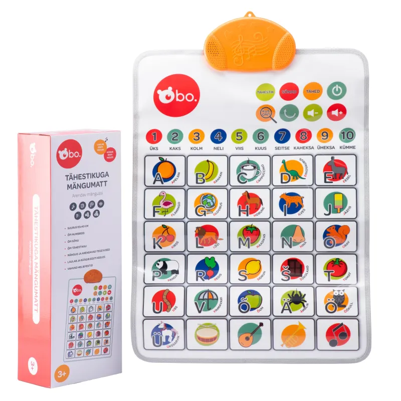 bo. Educational toy - Alphabet playmat ,Estonian lang.,