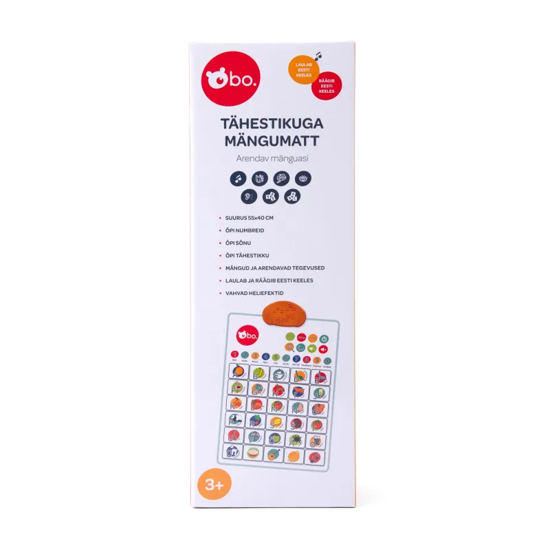 bo. Educational toy - Alphabet playmat ,Estonian lang.,
