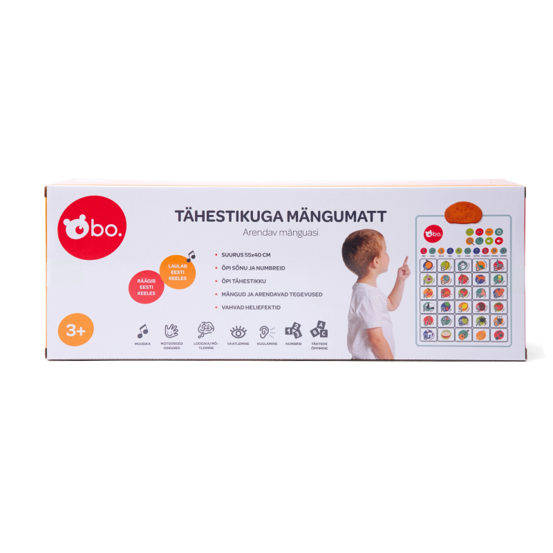 bo. Educational toy - Alphabet playmat ,Estonian lang.,