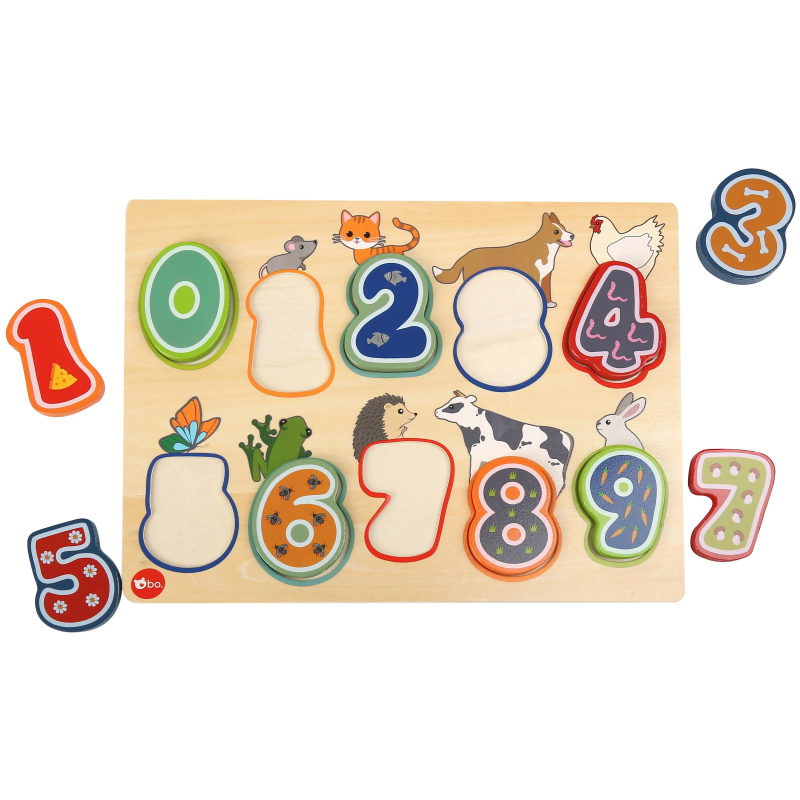 bo. Izglītojoša puzle "Skaitļi un dzīvnieki"