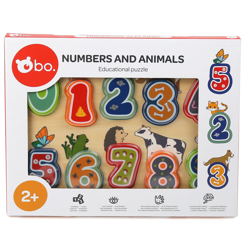 bo. Izglītojoša puzle "Skaitļi un dzīvnieki"