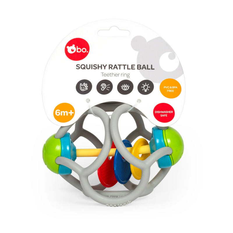 bo. Mīksta graboša bumbiņa