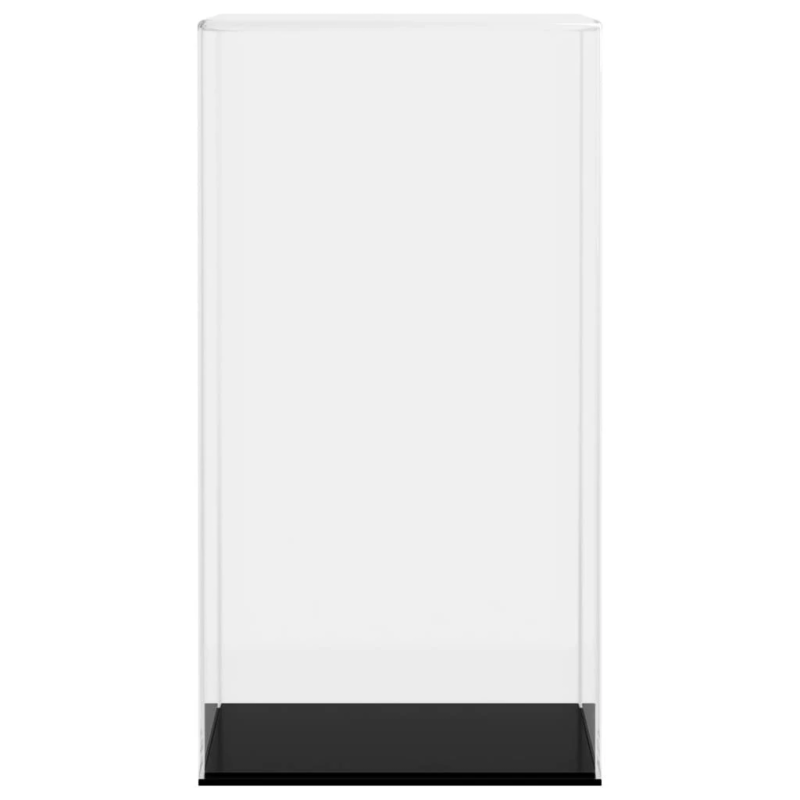 vidaXL vitrīnas kaste, caurspīdīga, 20x20x38 cm, akrils