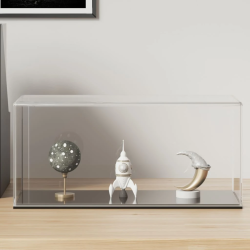 vidaXL vitrīnas kaste, caurspīdīga, 30x15x14 cm, akrils