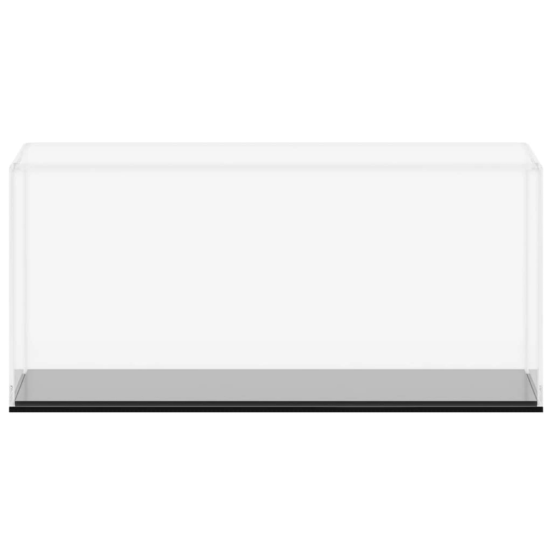 vidaXL vitrīnas kaste, caurspīdīga, 30x15x14 cm, akrils