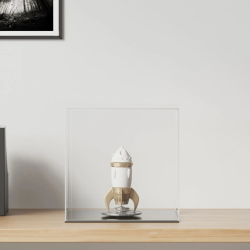 vidaXL vitrīnas kaste, caurspīdīga, 30x30x30 cm, akrils