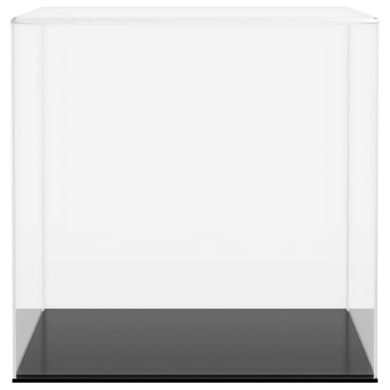 vidaXL vitrīnas kaste, caurspīdīga, 30x30x30 cm, akrils