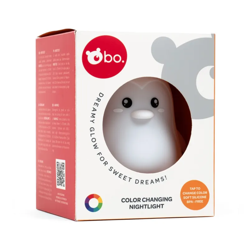 bo. Spalvą keičianti naktinė lemputė PINGVINAS