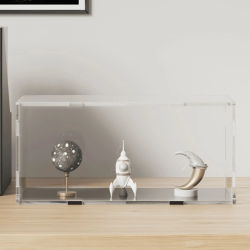 vidaXL vitrīna, caurspīdīga, 30x15x14 cm, akrils