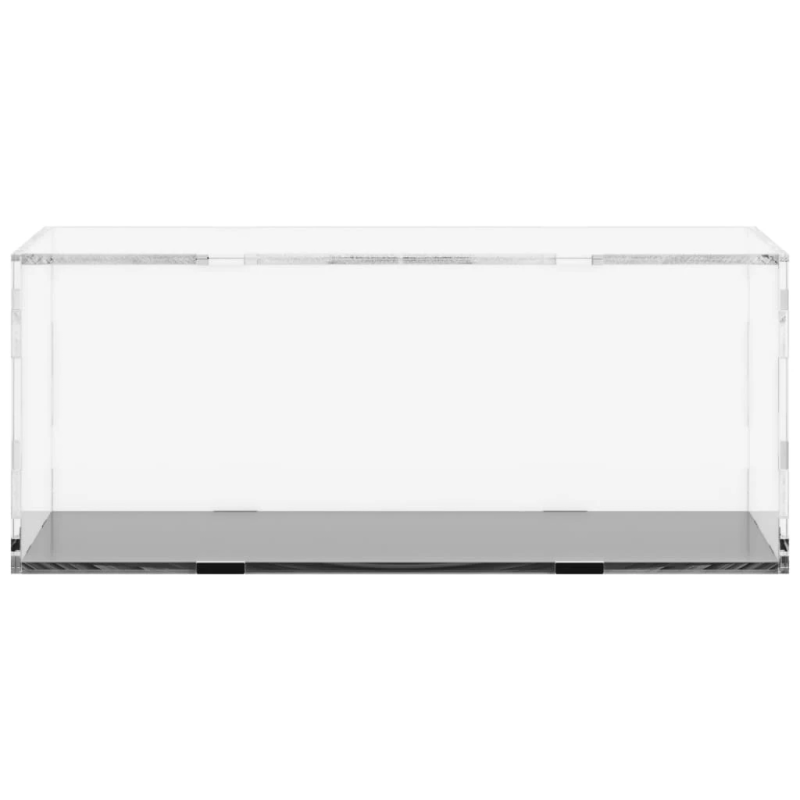 vidaXL vitrīna, caurspīdīga, 34x16x14 cm, akrils