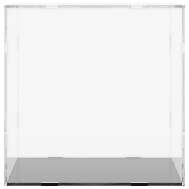 vidaXL vitrīna, caurspīdīga, 30x30x30 cm, akrils