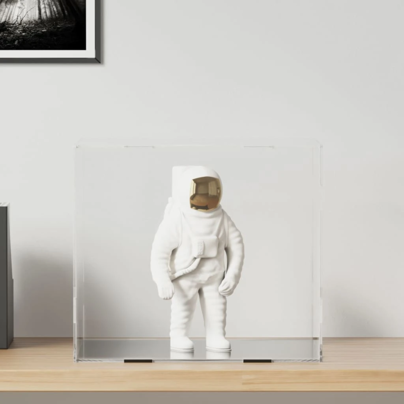 vidaXL vitrīna, caurspīdīga, 40x36x35 cm, akrils