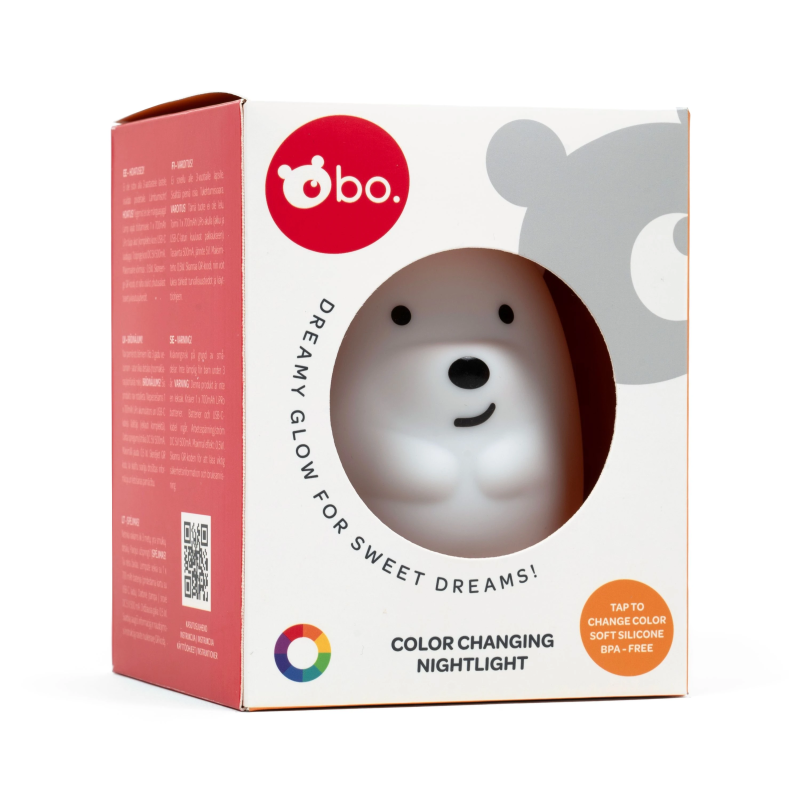 bo. Krāsaina nakts lampa Lācis