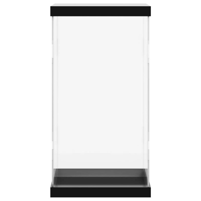 vidaXL vitrīnas kaste, caurspīdīga, 20x20x38 cm, akrils