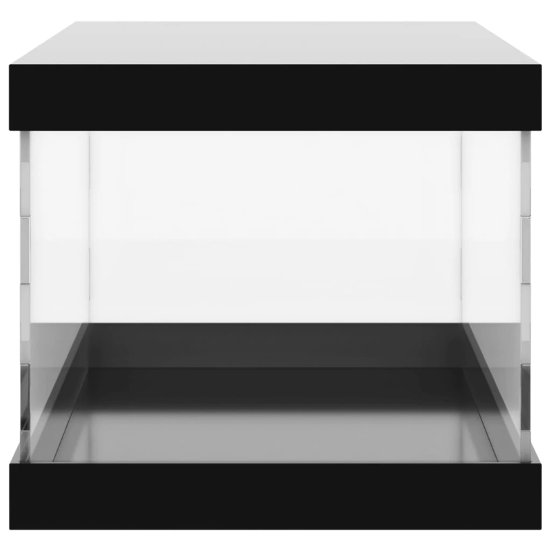 vidaXL vitrīnas kaste, caurspīdīga, 34x16x14 cm, akrils