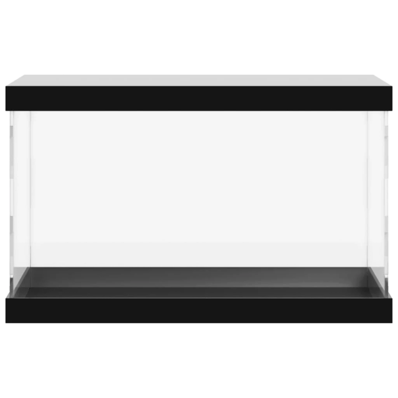vidaXL vitrīnas kaste, caurspīdīga, 31x17x19 cm, akrils