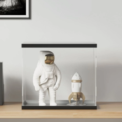 vidaXL vitrīna, caurspīdīga, 40x36x35 cm, akrils