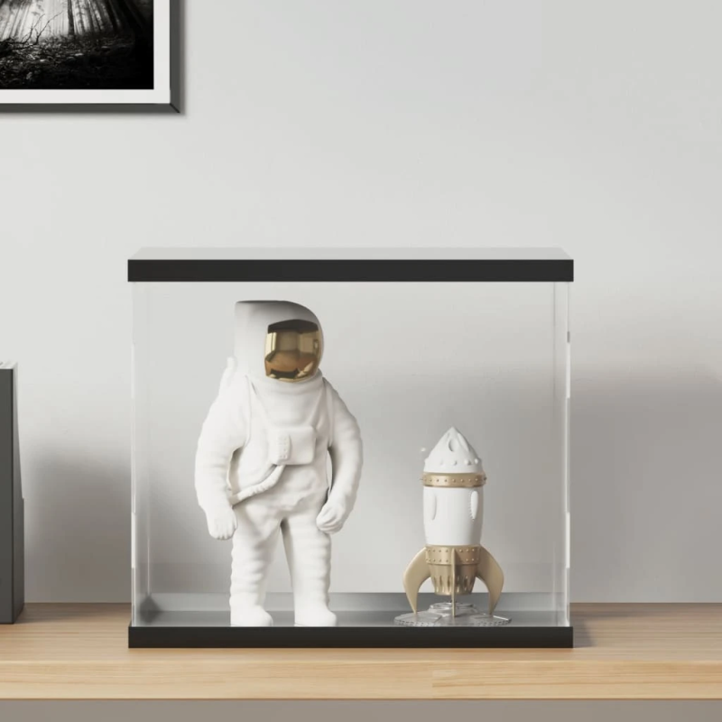 vidaXL vitrīna, caurspīdīga, 40x36x35 cm, akrils