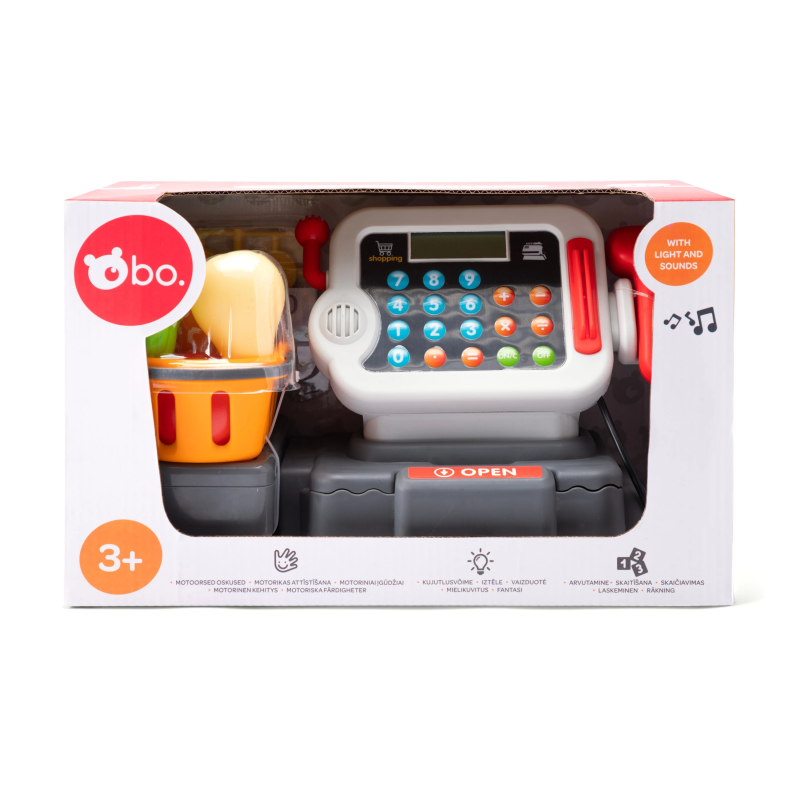 bo. Kases aparāts ar gaismām un skaņām