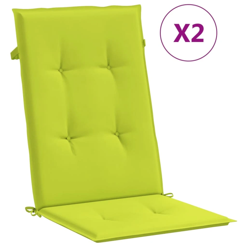 vidaXL atgāžami dārza krēsli ar spilveniem, 2 gab., masīvs tīkkoks