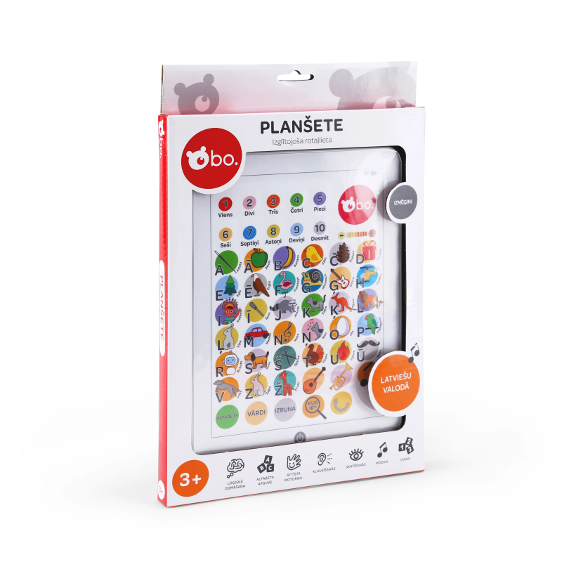 bo. Izglītojoša planšete ,Latviešu val.,