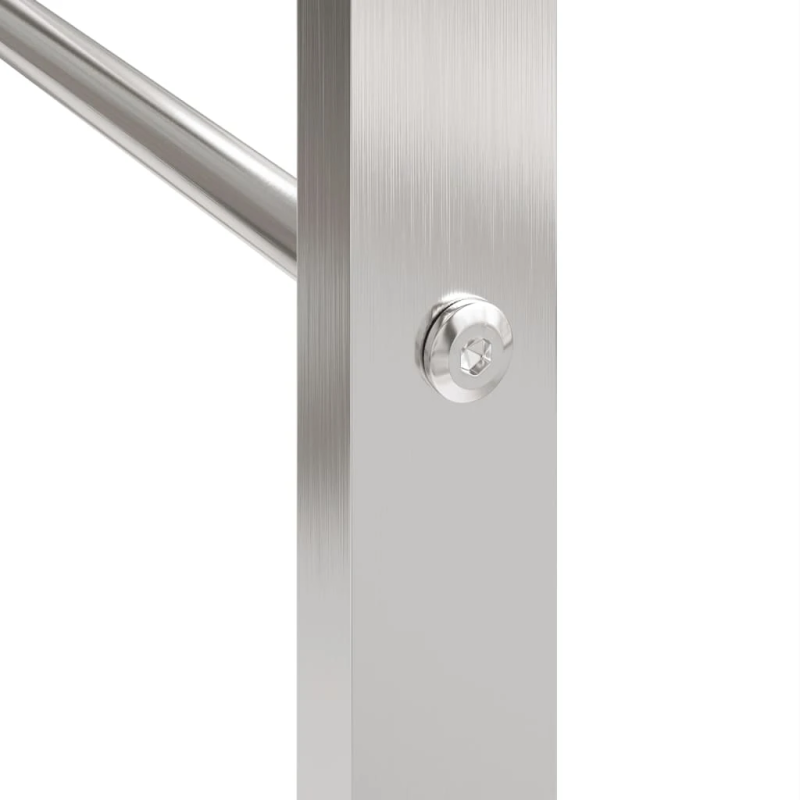 vidaXL malkas statīvs, 50x28x132 cm, nerūsējošais tērauds