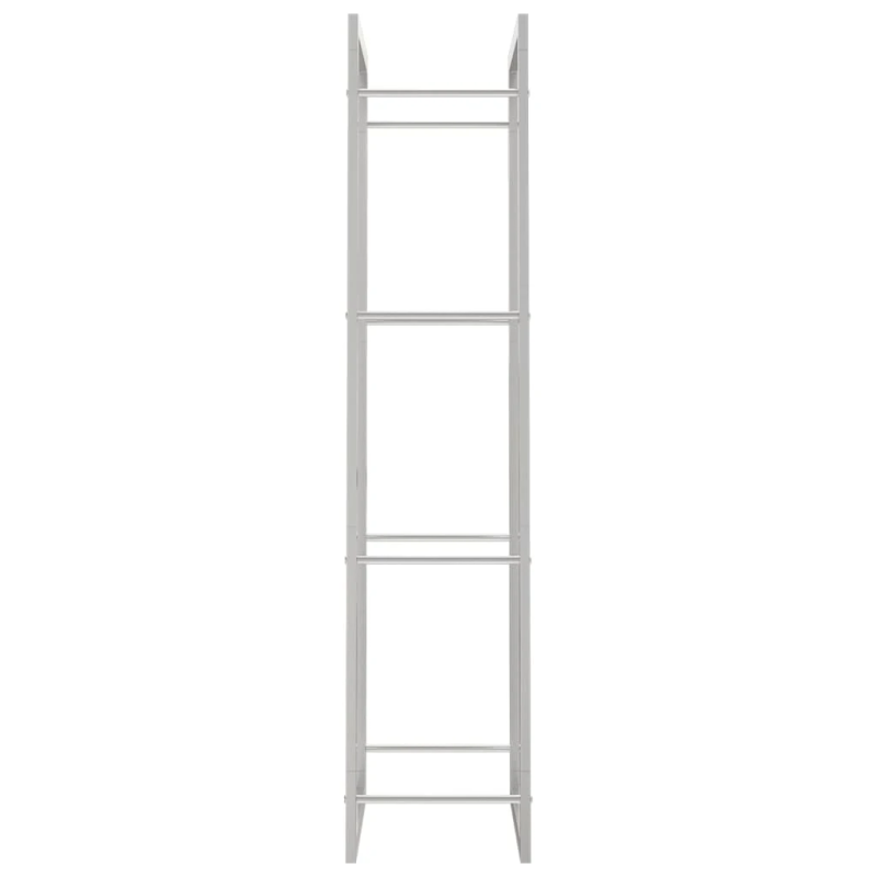 vidaXL malkas statīvs, 50x28x132 cm, nerūsējošais tērauds