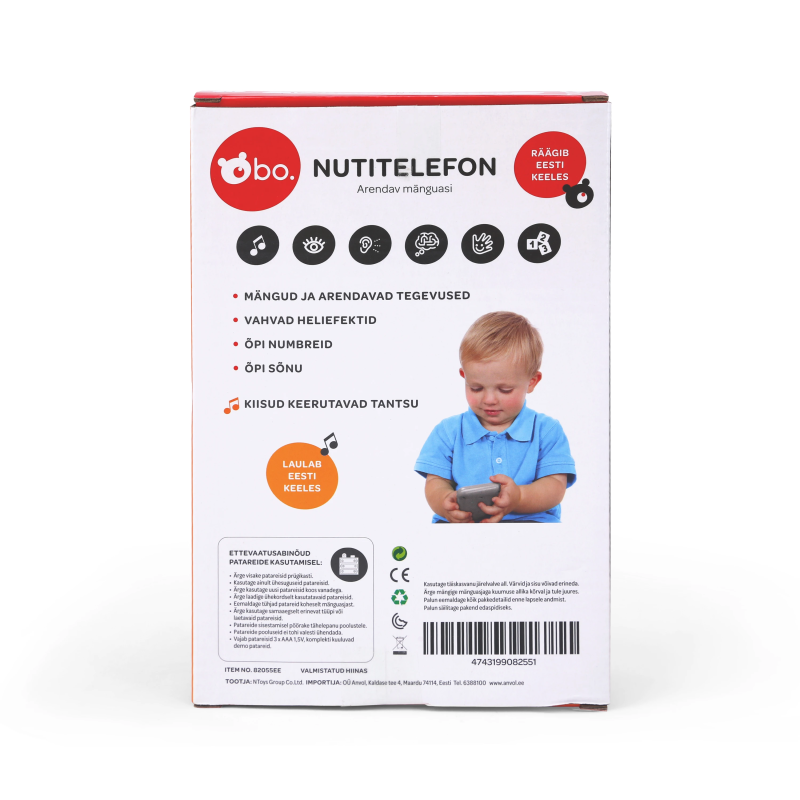 bo. Educational Smartphone, in estonian language