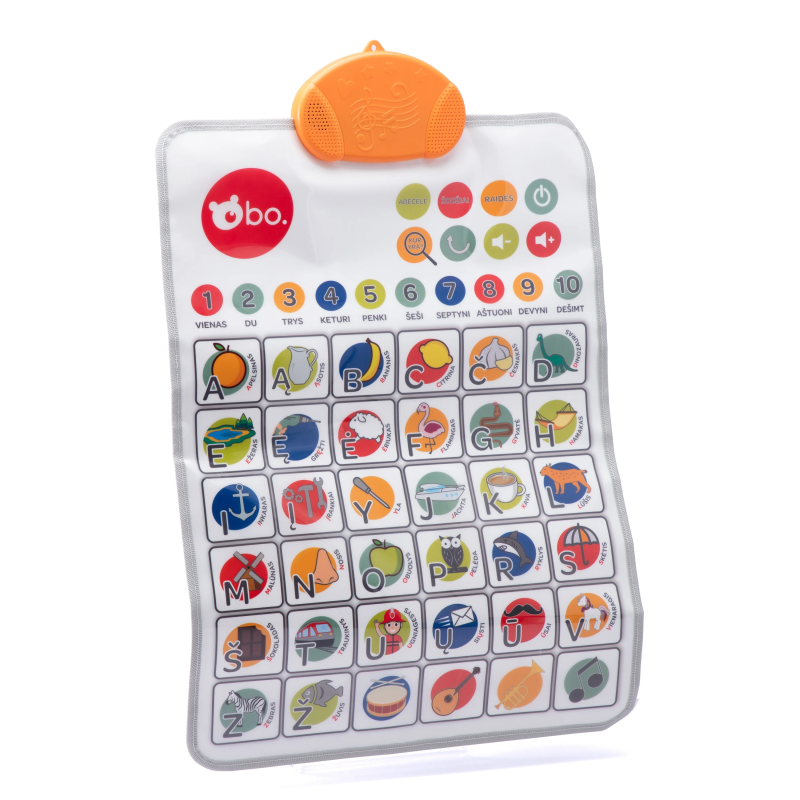 bo. Educational toy - Alphabet playmat ,Lithuanian lang.,