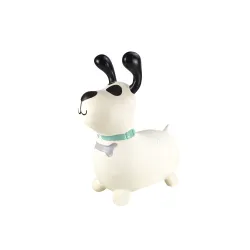 bo. Jumping animal - White dog