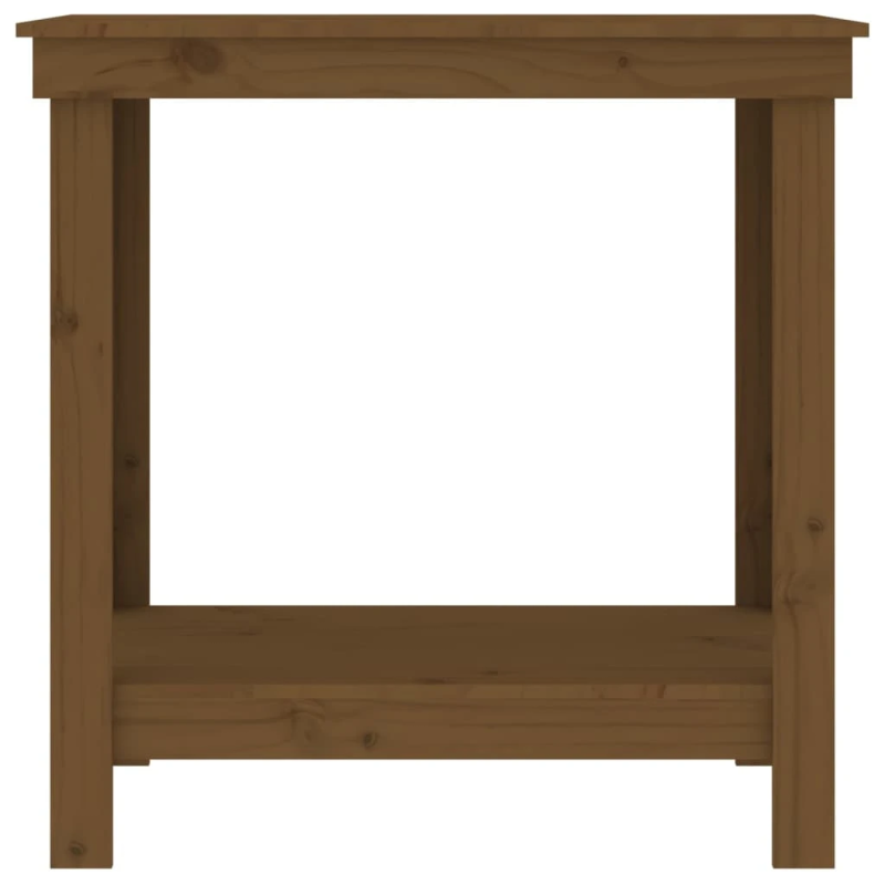 vidaXL darbagalds, medus brūns, 80x50x80 cm, priedes masīvkoks