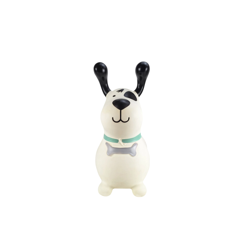 bo. Lēkājošais dzīvnieks - Balts suns