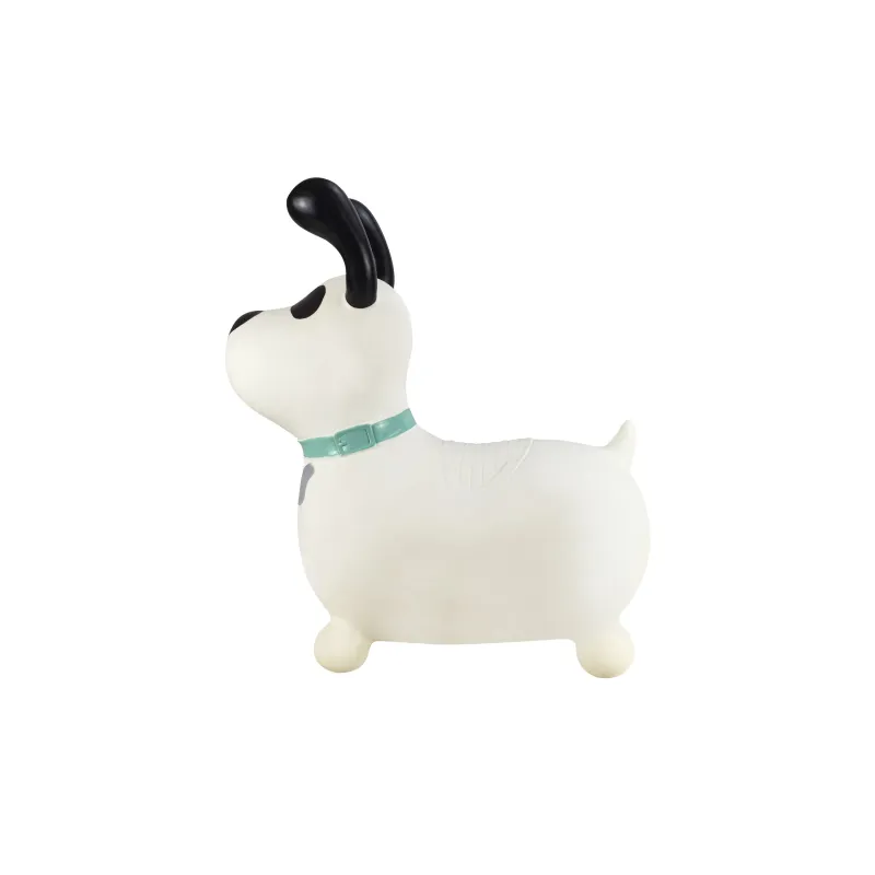 bo. Jumping animal - White dog