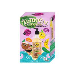 Komplekts duš žel un skrub tropical fest