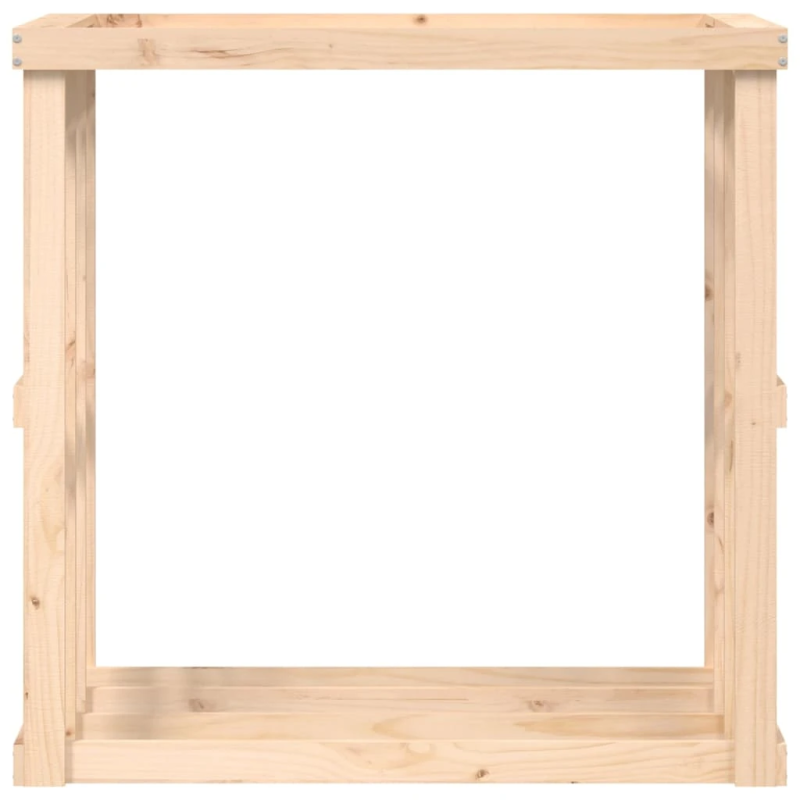 vidaXL malkas plaukts, 108x52x106 cm, lietošanai ārā, priedes koks