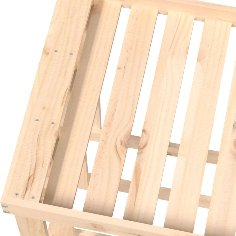 vidaXL malkas plaukts, 108x52x74 cm, lietošanai ārā, priedes koks