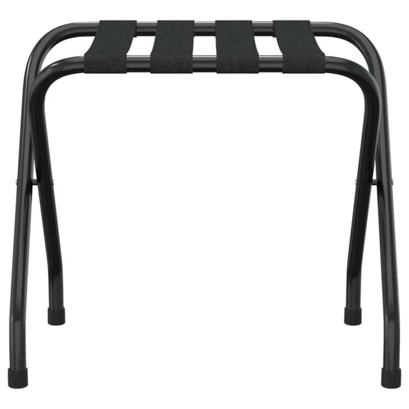 vidaXL bagāžas statīvs, melns, 56x40x49 cm