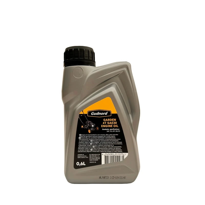 Motoreļļa Garden 4T SAE30 0,6L, Gudnord