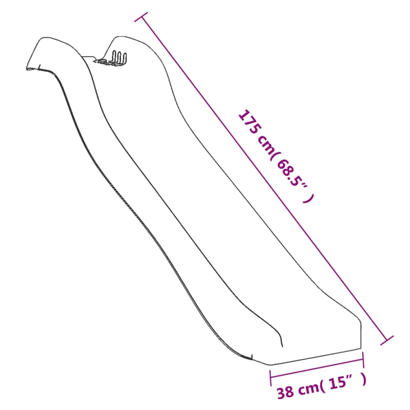 vidaXL āra rotaļu laukums, egles masīvkoks