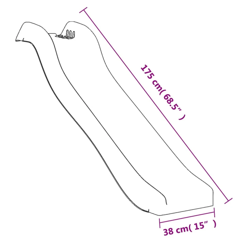 vidaXL āra rotaļu laukums, egles masīvkoks