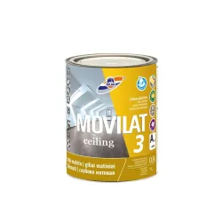Dispersiniai dažai Rilak Movilat 3. balta. matinė. 0.9 l