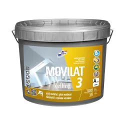 Dispersiniai dažai Rilak Movilat 3. balta. matinė. 3.6 l
