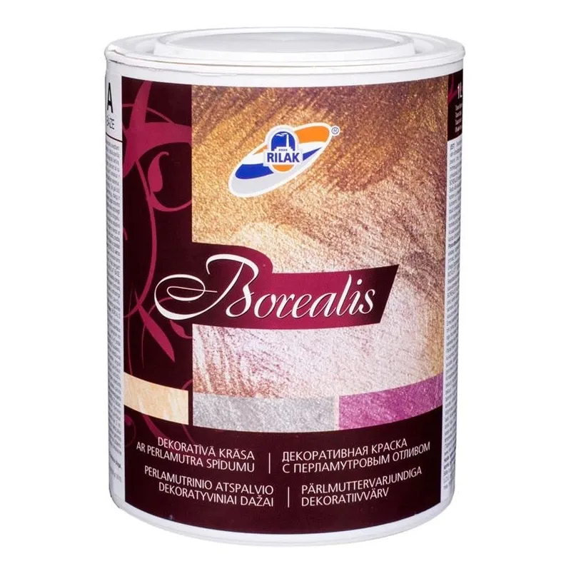 Speciāla krāsa, sienas-krāsotu virsmu defektu novēršanai Rilak Borealis, setual, 0.9 l