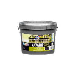 Krāsa akvatop tumši pelēka 9l