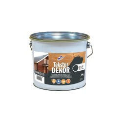 Krāsa teksturdekor tumši pelēka 2.7l