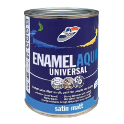 Enamel aqua universal mat. 0.9l a-bāze