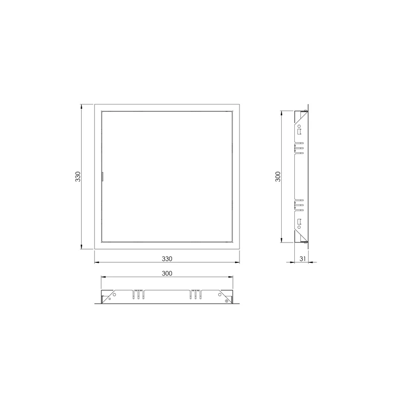 Dur rev europlast rl3030a 300x300 mm ant