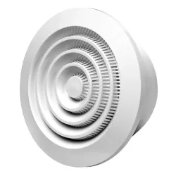 Ventiliacijos grotelės Europlast NGA100, plastikas, 100 mm