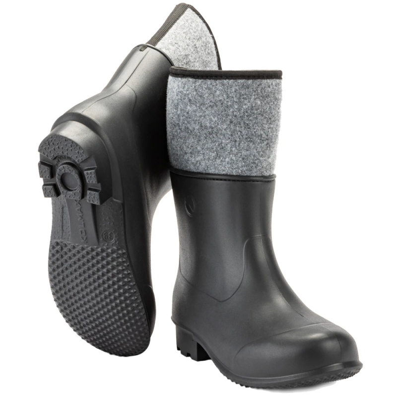 024D Sieviešu EVA+filca zābaki,melni 37 izm.